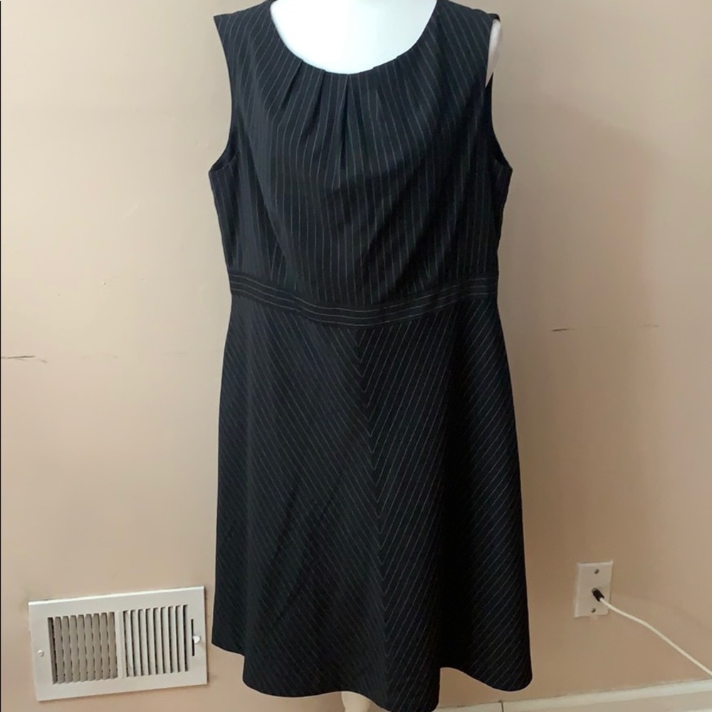 Jones NEW YORK short sleeves stripes dress